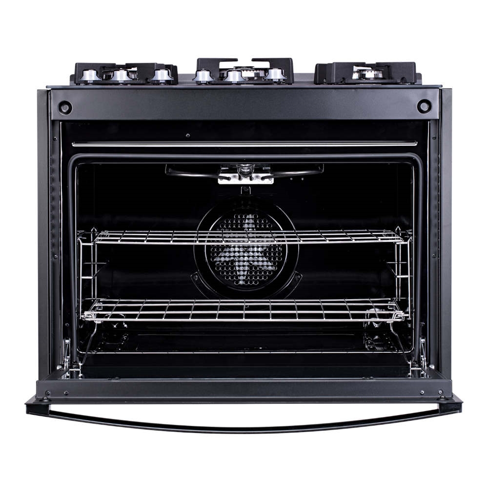 Fogão de Emb 5B Dako Turbo Glass DE5VTPF0 PtoBivolt Schumann