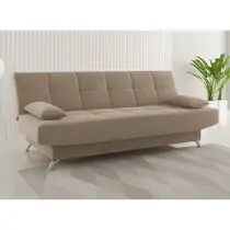 Sofá-Cama 3 Lugares 1,82m Veludo Viero Eros