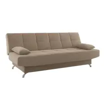 Sofá-Cama 3 Lugares 1,82m Veludo Viero Eros