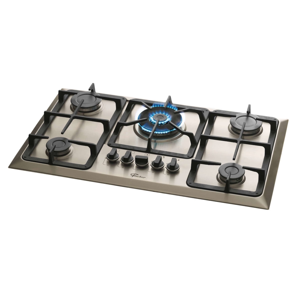 Cooktop 5B Fischer Infinity a Gás Mesa em Aço Inox Biv Schumann