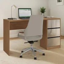 Escrivaninha Atualle Móveis 5105R Inovare 3 Gavetas