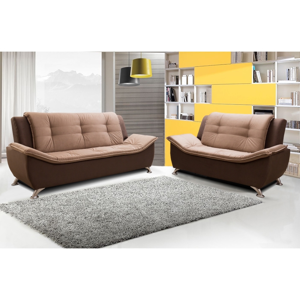 Conjunto de Sofá Hellen Estofados Escócia 2 e 3 Lugare Schumann