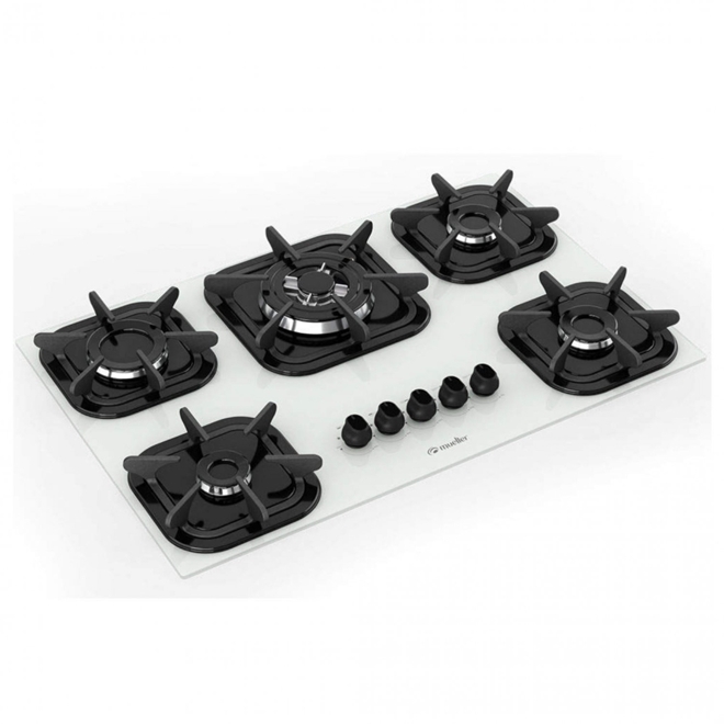 Cooktop 5B a Gás Mueller Tripla Chama BroBlt Schumann