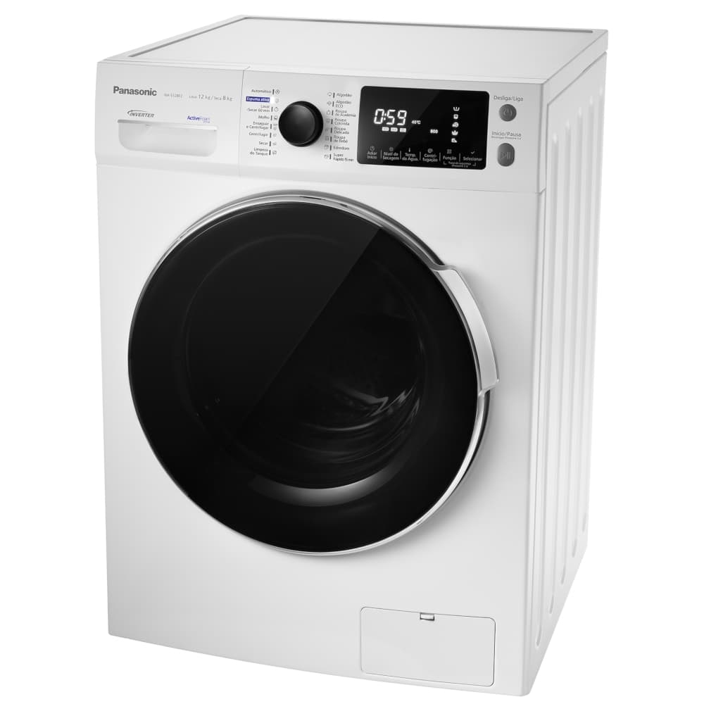 Lava e Seca Panasonic NA-S128F2WB 12Kg Inverter Espuma | Schumann