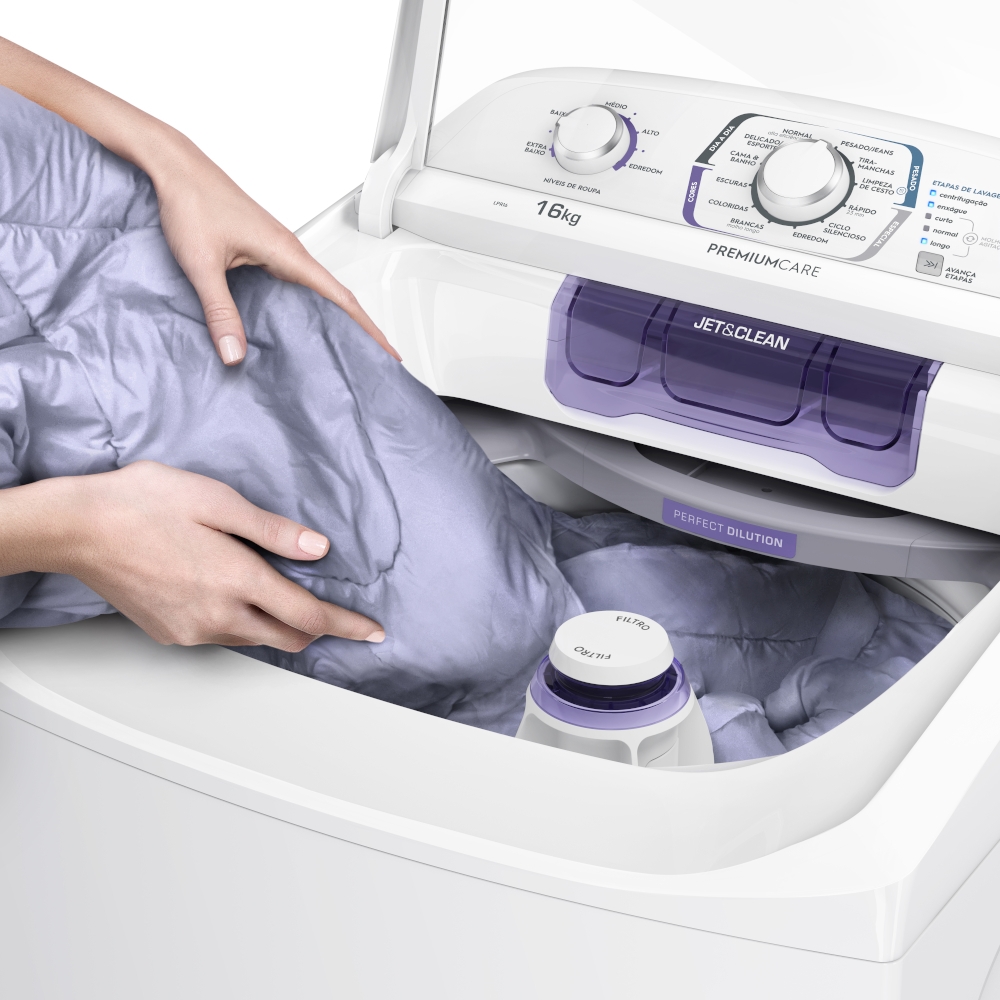 Lavadora de Roupas Electrolux LPR16 16Kg com Silent Co - Schumann