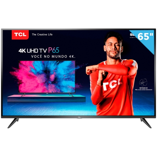 SMART TV 65 TCL SEMP TOSHIBA 4K ANDROID ULTRAFINA WIFI BLUETOOTH