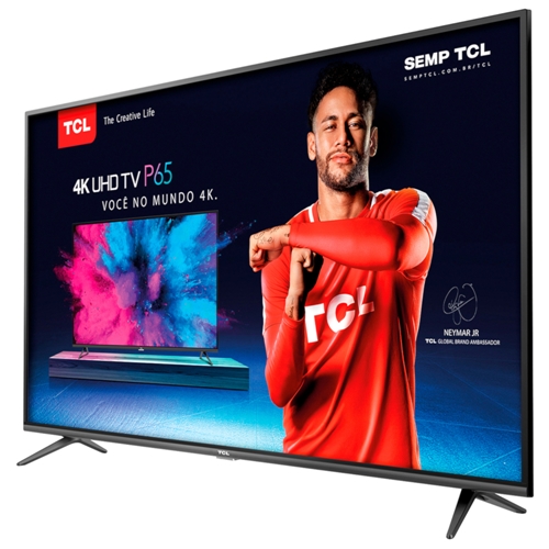 SMART TV 65 TCL SEMP TOSHIBA 4K ANDROID ULTRAFINA WIFI BLUETOOTH