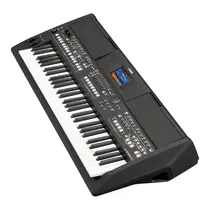 Teclado Arranjador Yamaha PSR-SX600 61 Teclas Sensitivas Entrada para Microfone Preto -  Bivolt
