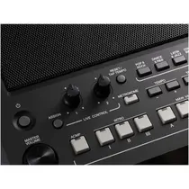 Teclado Arranjador Yamaha PSR-SX600 61 Teclas Sensitivas Entrada para Microfone Preto -  Bivolt