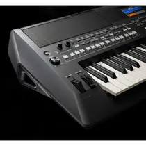 Teclado Arranjador Yamaha PSR-SX600 61 Teclas Sensitivas Entrada para Microfone Preto -  Bivolt