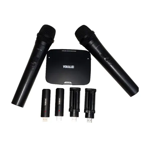 Microfone de Mão Duplo Vokal sem Fio - VLA42