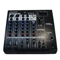 Mesa de Som Frahm MXF6 BT - 6 Canais Bluetooth USB Bivolt