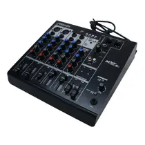 Mesa de Som Frahm MXF6 BT - 6 Canais Bluetooth USB Bivolt