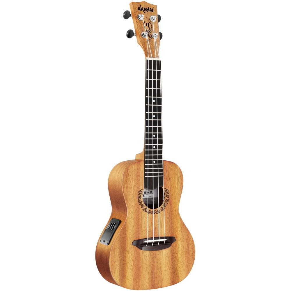 Ukulele Concerto Elétrico Akahai AK24E com Bag Natu Multisom