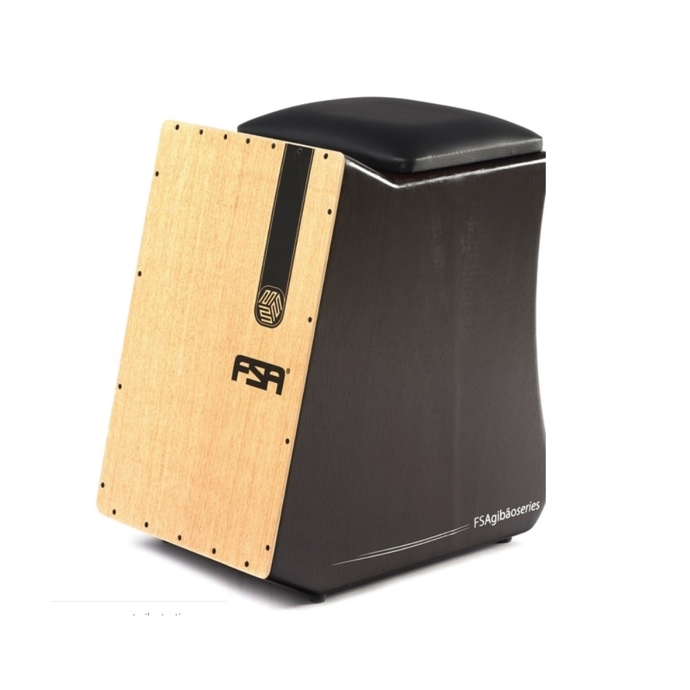 Cajon Elétrico FSA Gibão Series FGB6504 Tabaco Multisom