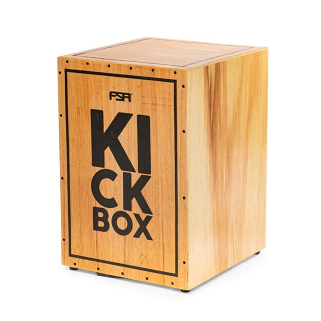 Cajon Elétrico Kick Box FSA FKB01 Natural Multisom