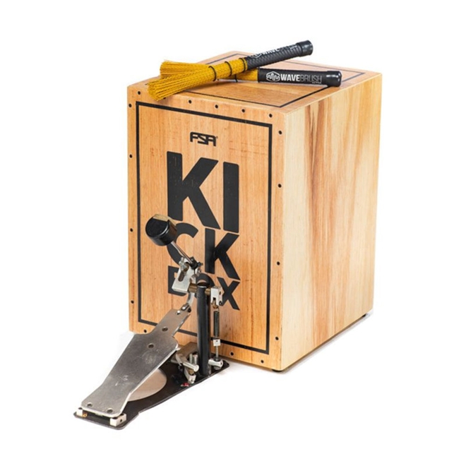 Cajon Elétrico Kick Box FSA FKB01 Natural Multisom