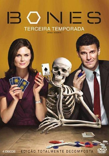 Coleção Bones 3ª Temporada - 4 DVDs Série Multisom