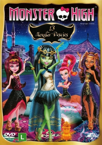 Monster High 13 Monster Desejos - Filme Infantil Multisom