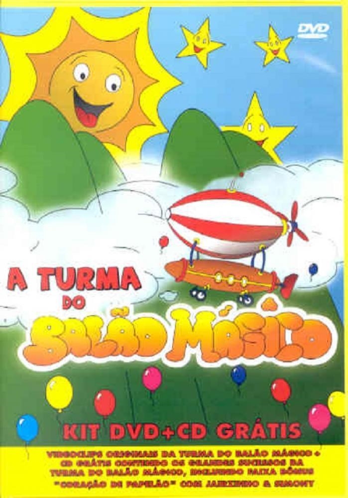 A Turma do Balão Mágico DVD CD Infantil Multisom