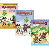 Os Piratinhas - Kit Com 3 DVDs Filme Infantil Multisom