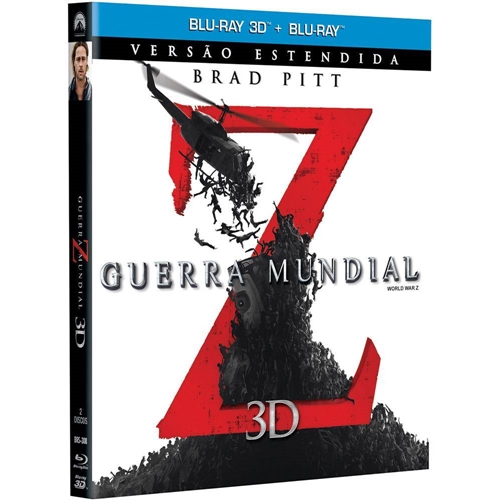 Guerra Mundial Z Blu Ray 3d Blu Ray Filme Suspen Multisom