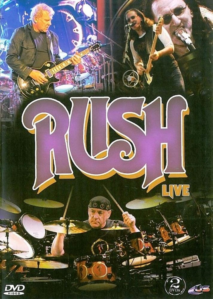 Rush Live DVD Duplo Rock Multisom