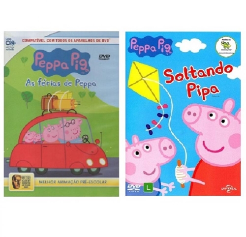 Peppa e George Pig Painel Parede Festa