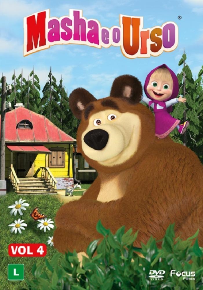 Masha E O Urso Vol 4 Dvd Infantil Multisom