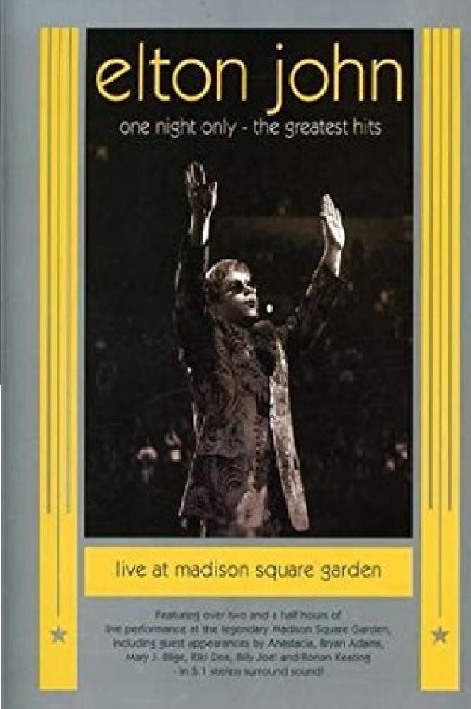 DVD Elton John One Night Only The Greatest Hits Multisom