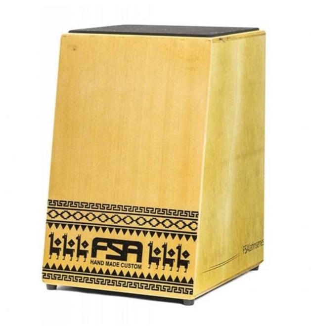 Cajon Acústico FSA Latin Series FL15 Marfim Schumann
