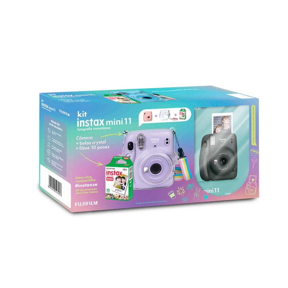 Kit Câmera Instantânea Fujifilm Instax Mini 11 Grafi Schumann