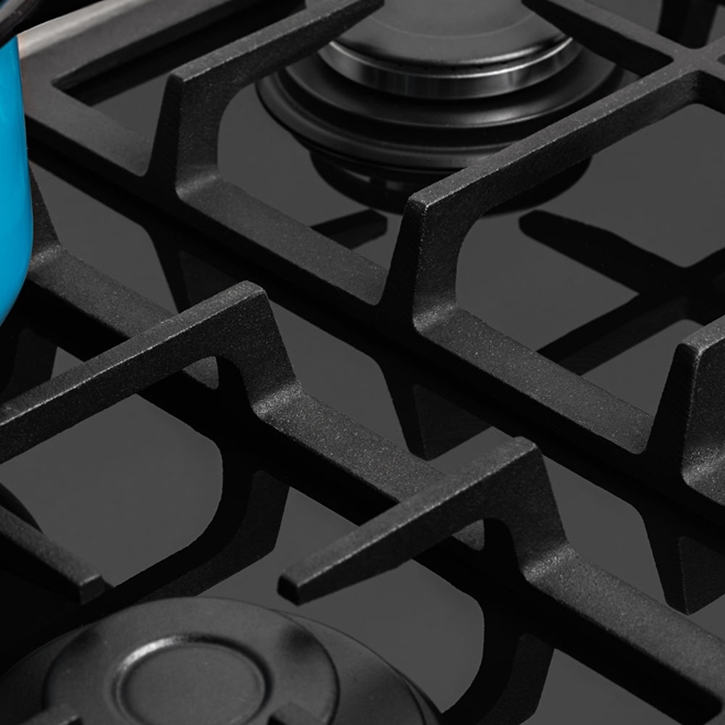 Cooktop 4 Bocas a Gás Fischer Platinium Preto Bivolt Multisom