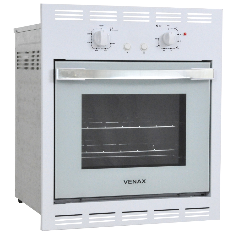 Forno de Embutir a Gás GLP Venax Bianco GII 50L Multisom