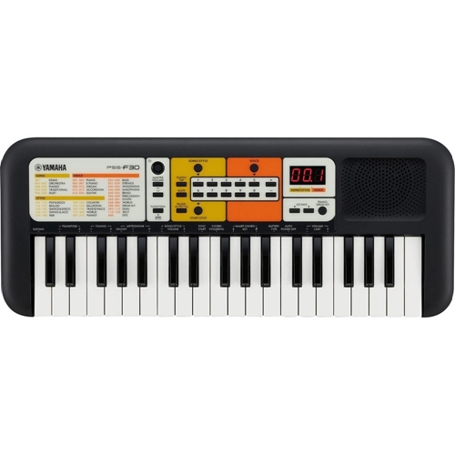 Mini Teclado Infantil Yamaha PSS-F30 37 Teclas - Preto