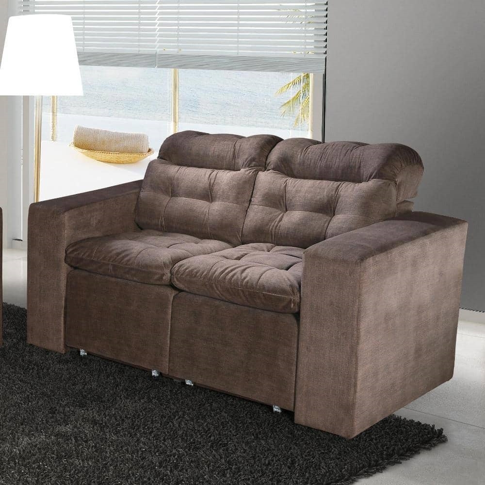 Sofá Dimércuri Niterói 116 170cm 2 Lugares Assento ret Multisom