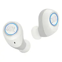 Fone de Ouvido In Ear JBL Free X Bluetooth Intra-Auriculares Sem Fio À Prova de Respingos – Branco