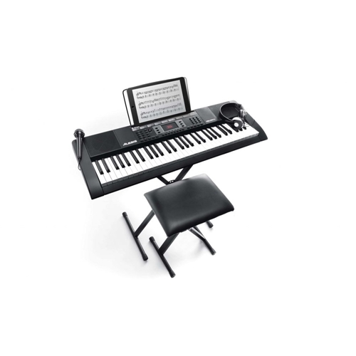 Teclado Infantil Microfone 61 Teclas Profissional Musical