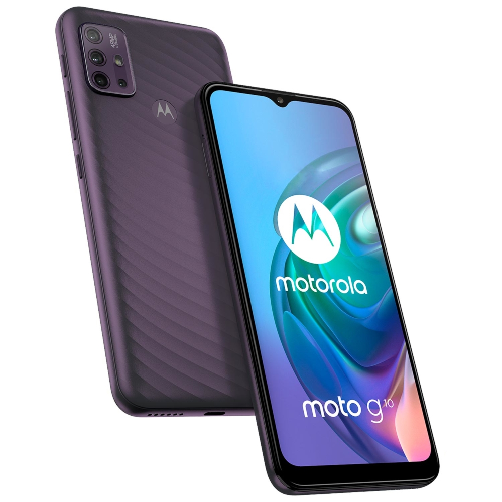 モトローラ moto g10 SIMフリースマートフォン オーロラグレイ - スマートフォン/携帯電話