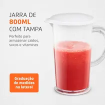 Mixer Mondial Power Premium M-07 500W 2 Lâminas e 2 Velocidades Preto/Inox