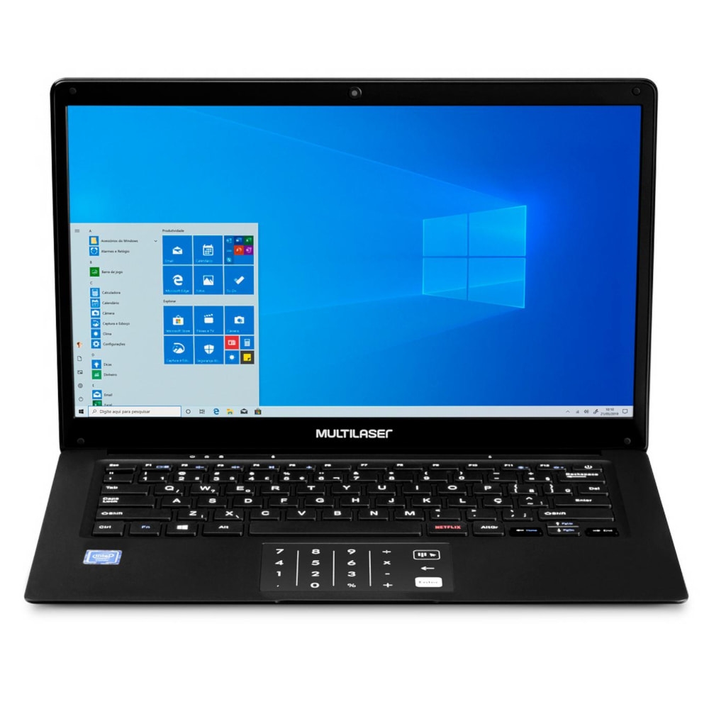Notebook Multilaser Legacy Book PC260 4GB RAM 64GB HD Multisom