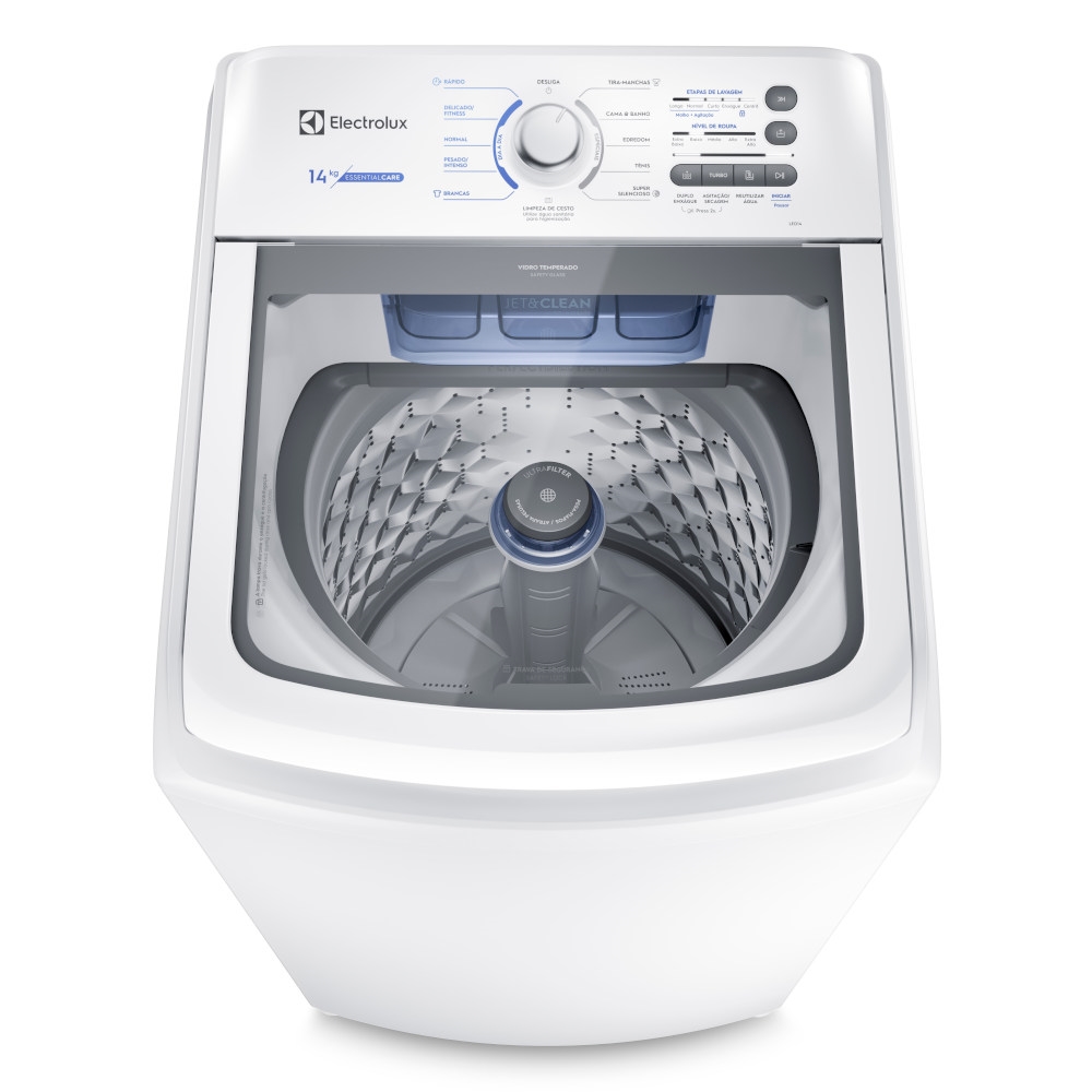 Lavadora de Roupas Electrolux 14Kg LED14 Essential Car Multisom