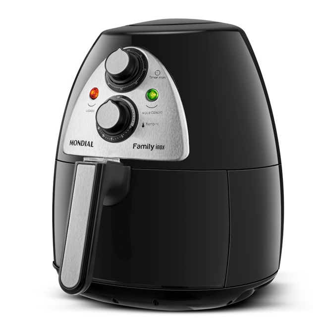 Fritadeira Air Fryer Mondial Family Inox NAF03I4L 4 Schumann