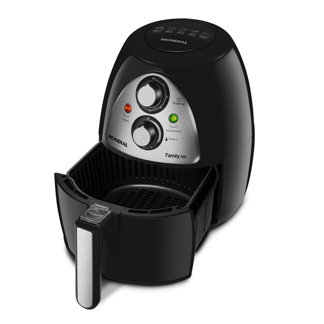 Fritadeira Air Fryer Mondial Family Inox NAF03I4L 4 Schumann