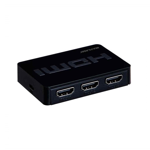 Switch HDMI 3 em 1 Multilaser WI290 - Preto