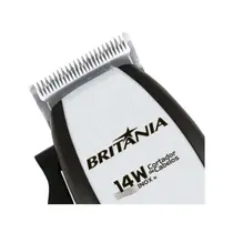 Cortador de Cabelo Britânia 14W Inox Prata/Preto