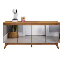 Buffet 4 Portas Espelhadas 156cm Viero Glamour
