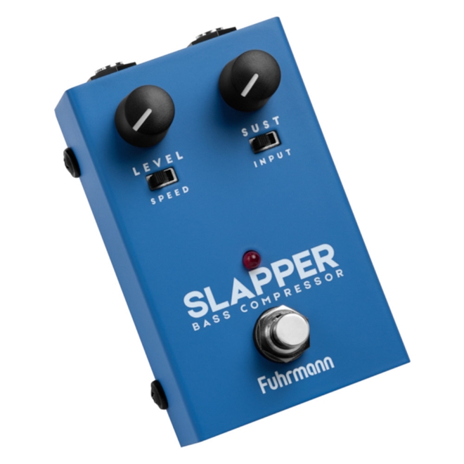 Pedal para Baixo Fuhrmann Slapper Bass Compressor Azul Multisom