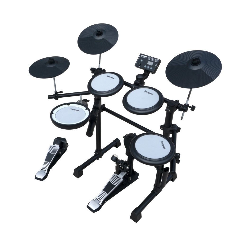 Bateria Eletrônica Liverpool Drum Bass com Baquetas Schumann
