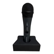 Microfone de Mão Dinâmico com Fio Sennheiser E 825-S Cardióide sem Cabo - Cinza